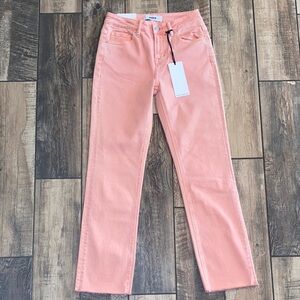 Mica Hazel high rise vintage straight Women's Pink Jeans 🆕